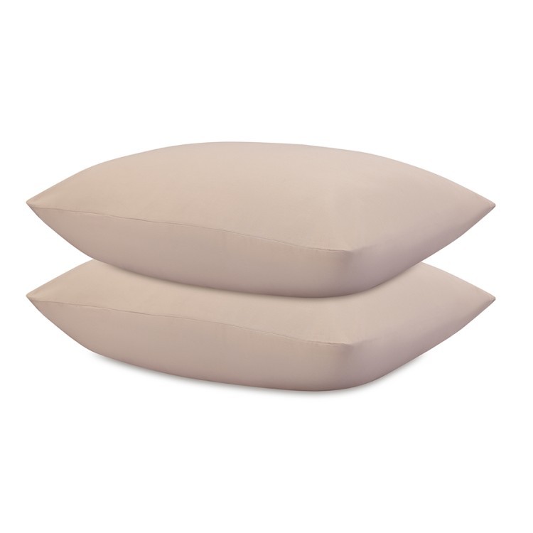 Комплект постельного белья из премиального сатина бежевого цвета из коллекции essential, 200х220 см (79817)