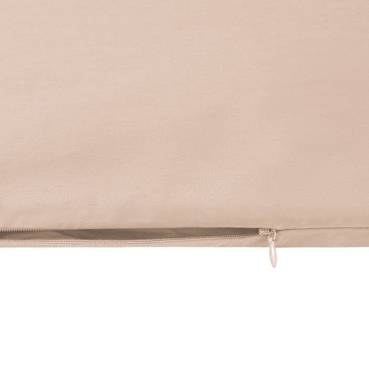 Комплект постельного белья из премиального сатина бежевого цвета из коллекции essential, 200х220 см (79817)