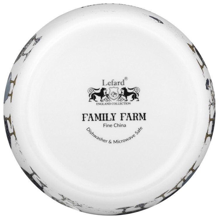 Банка lefard "family farm" с силиконовой крышкой 11,5*11,5*7,5 cm 500 мл Lefard (359-916)