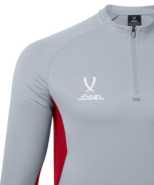 Джемпер тренировочный JOGEL PREMIER PerFormDRY Training Zip Top, серый/темно-красный (2120759)