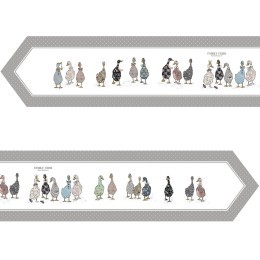 Дорожка на стол "family farm", 45х300см, серый, 100% хлопок,твил Lefard (850-750-32)