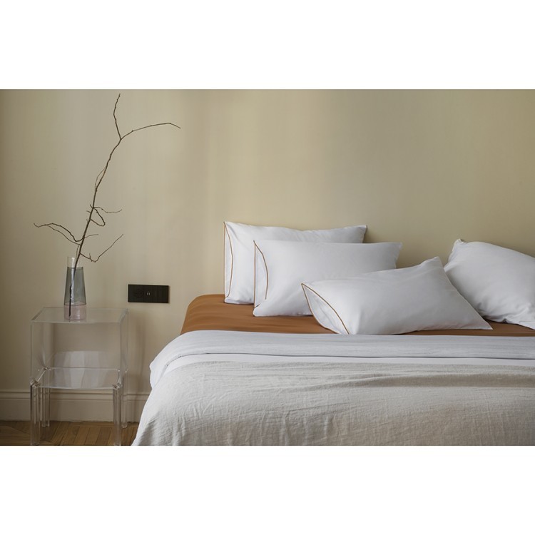 Комплект постельного белья из сатина из коллекции meditation, caramel, 150х200 см (77723)