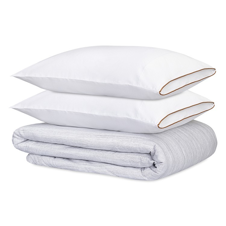 Комплект постельного белья из сатина из коллекции meditation, caramel, 150х200 см (77723)