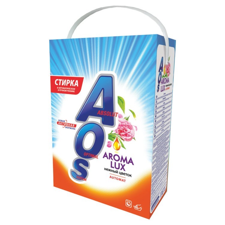Стиральный порошок автомат Aos Aroma Lux 4 кг (65169)