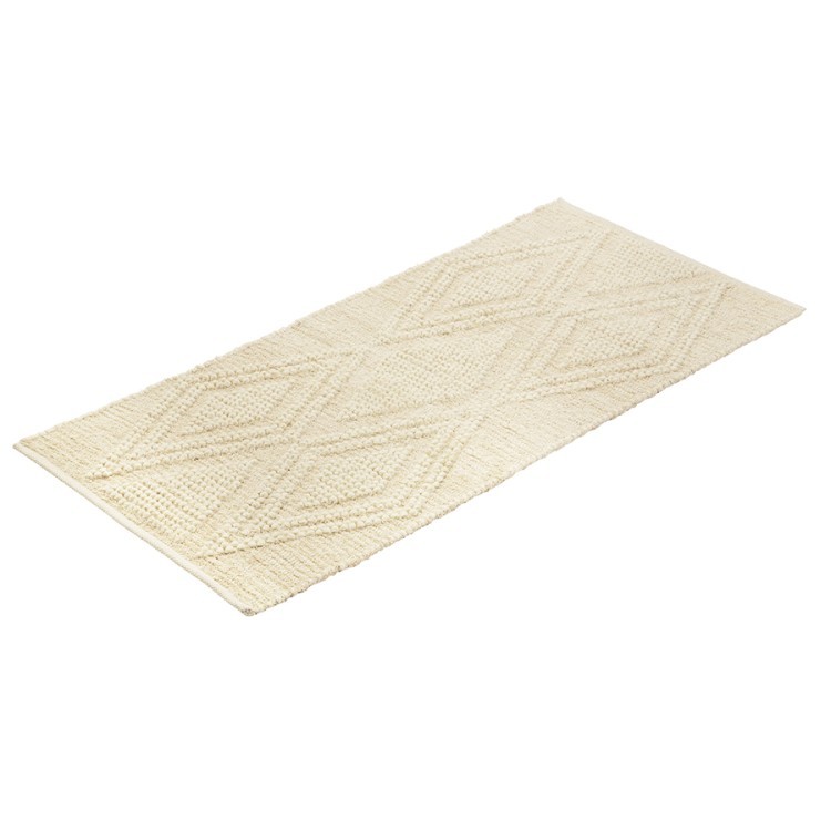 Ковер из шерсти и переработанного хлопка shillong из коллекции ethnic (76056)