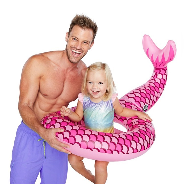 Круг надувной детский mini mermaid tail (59671)