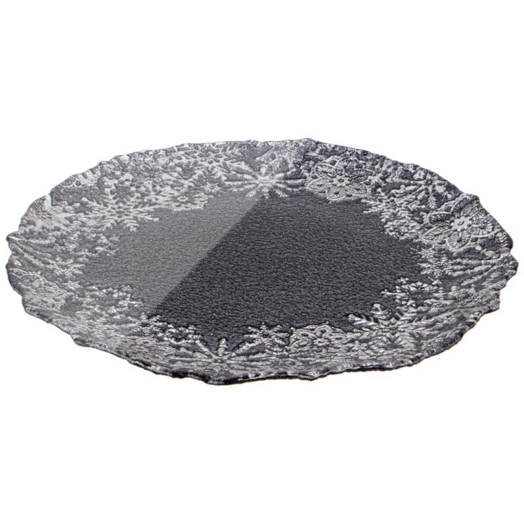 Блюдо "snow black" 28см АКСАМ (339-263)
