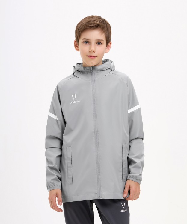 Куртка ветрозащитная JÖGEL CAMP 2 Rain Jacket, серый, детский (2113018)