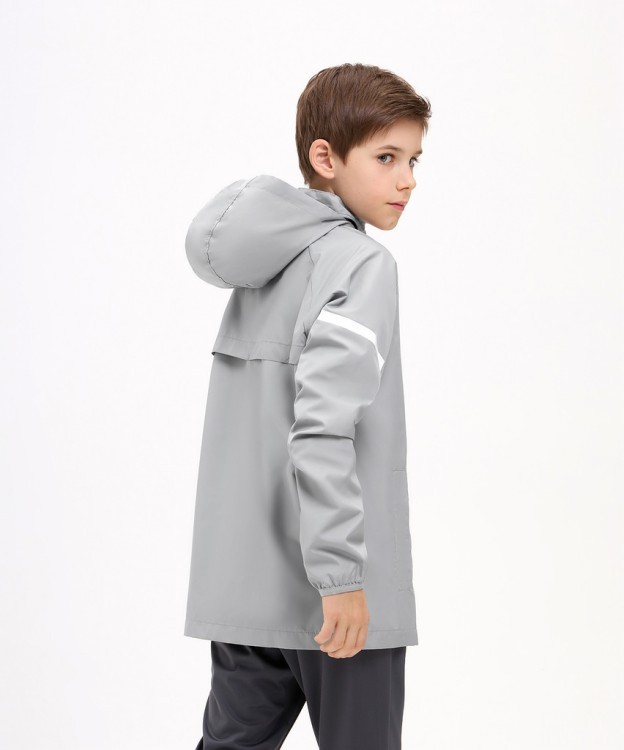 Куртка ветрозащитная JOGEL CAMP 2 Rain Jacket, серый, детский (2113019)