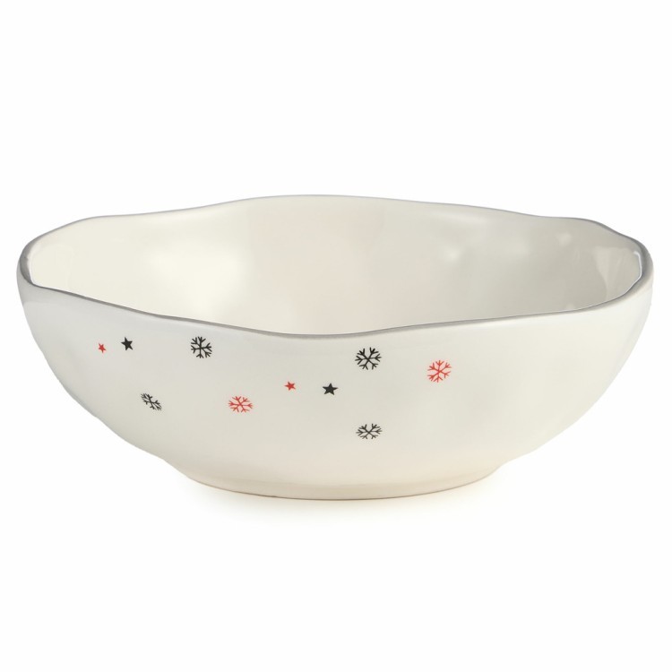 Салатник agness "с новым годом!" 17*5,7 см Agness (358-2322)