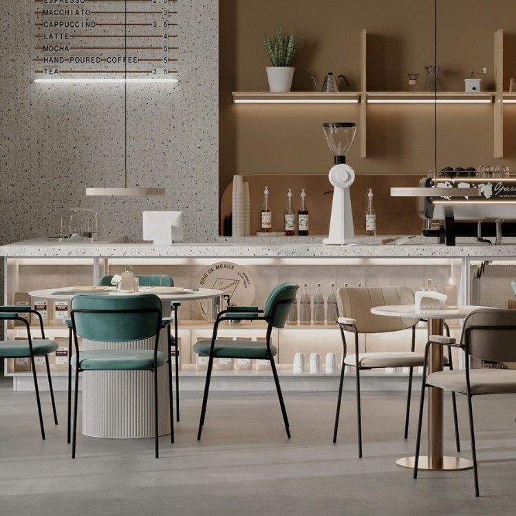 Стол обеденный ellie, D120 см, серый (74370)