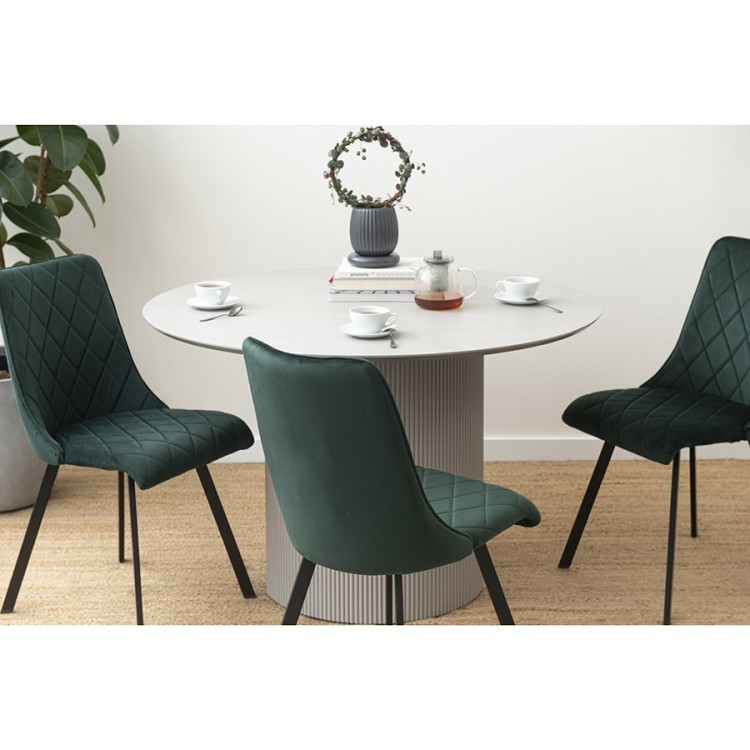 Стол обеденный ellie, D120 см, серый (74370)