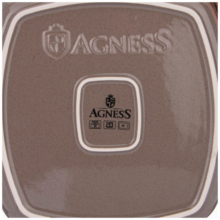 Блюдо для запекания agness "modern kitchen" квадрат. серое 2450 мл 28*24*7,5 см Agness (777-075) Блюдо для запекания agness "modern kitchen" квадрат. серое 2450 мл 28*24*7,5 см Agness (777-075)