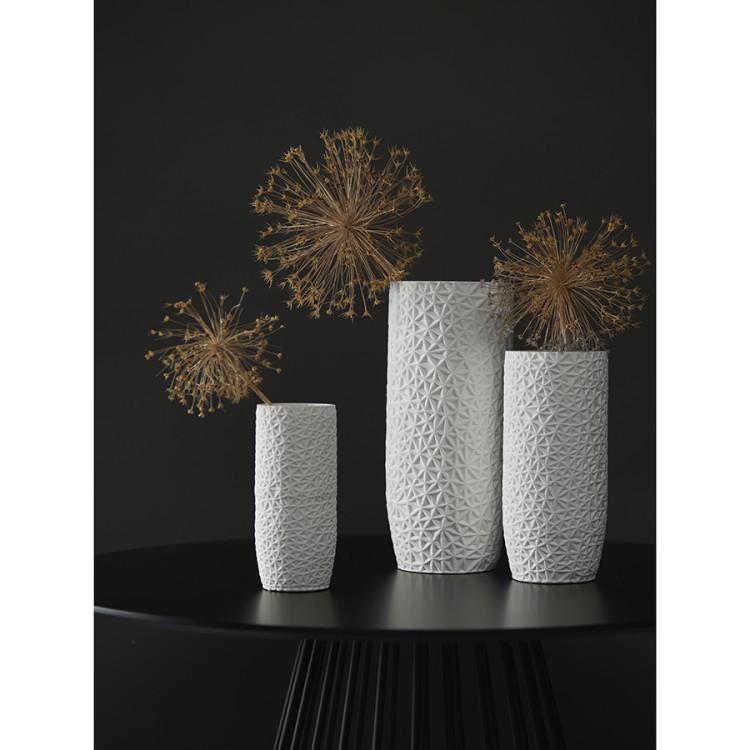 Ваза для сухоцветов printed art, grid, 32 см (78160)