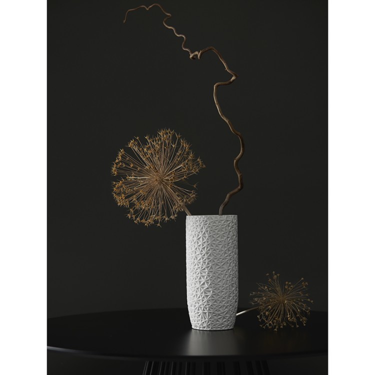 Ваза для сухоцветов printed art, grid, 32 см (78160)