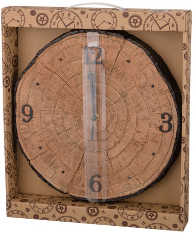 Часы настенные кварцевые "tree" 32*31*4 см.диаметр циферблата=21 см. Lefard (220-221)