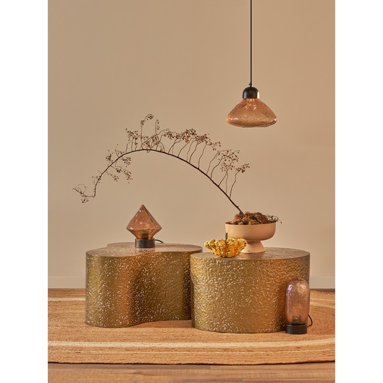 Набор из 2-х столиков grannis, золотистые (76886)