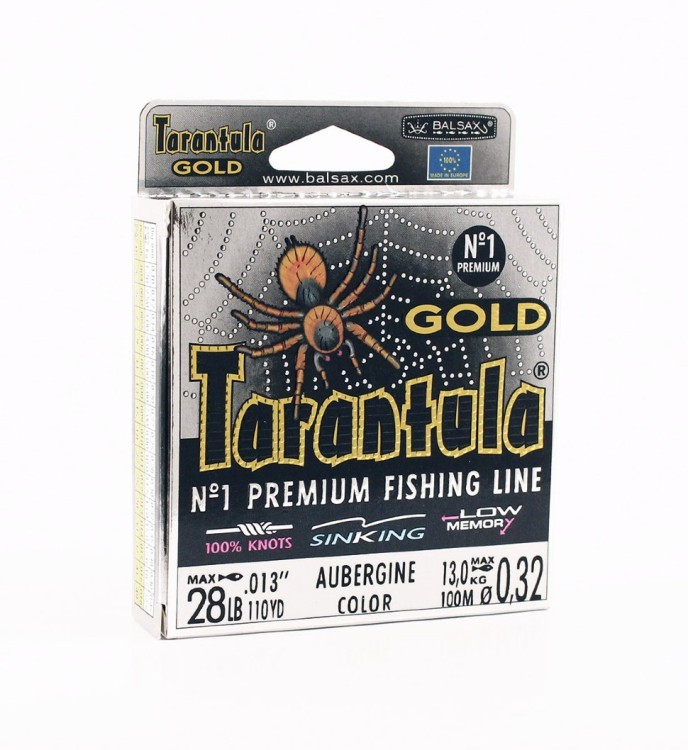 Леска Balsax Tarantula Gold Box 100м 0,32 (13,0кг) (58664)