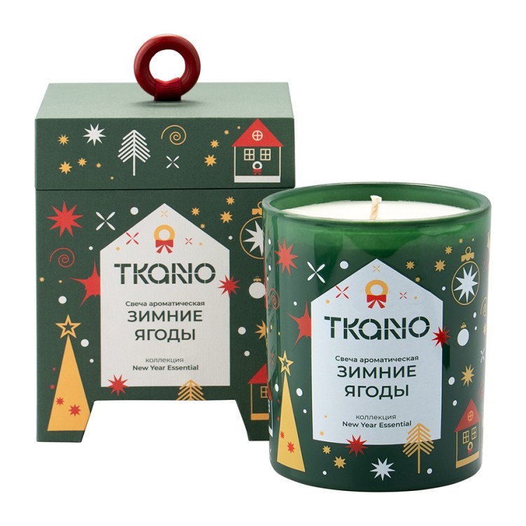 Свеча ароматическая Зимние ягоды из коллекции new year essential (81017)