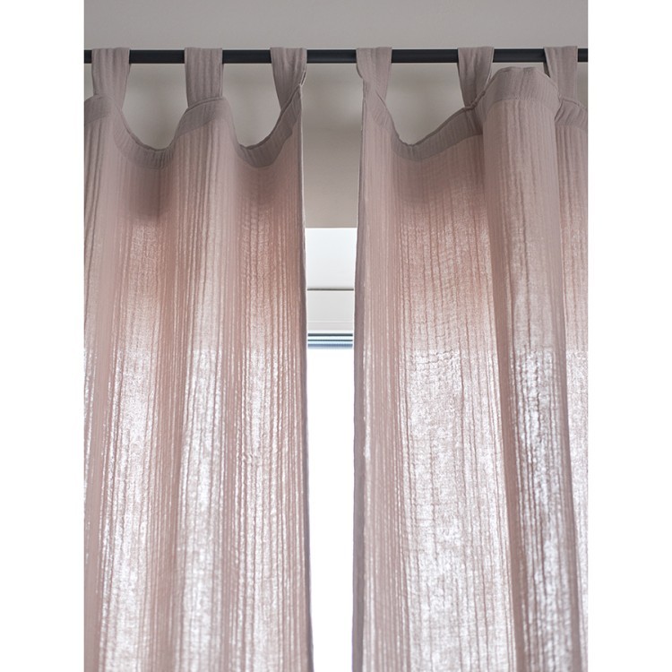 Штора из муслина бежево-серого цвета из коллекции essential, 150х290 см (77781) Штора из муслина бежево-серого цвета из коллекции essential, 150х290 см (77781)