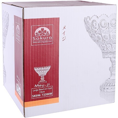 Ваза MEY-JI 23см на ножке (SK09672200W-740732)