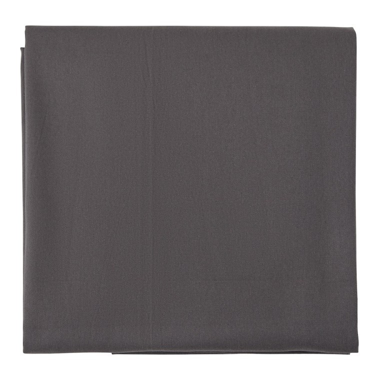 Скатерть из хлопка серого цвета из коллекции essential, 170х170 см (69829)