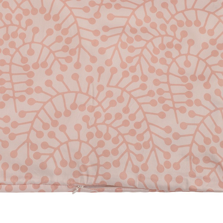 Комплект постельного белья розового цвета с принтом Спелая смородина из коллекции scandinavian touch, 200х220 см (73683)