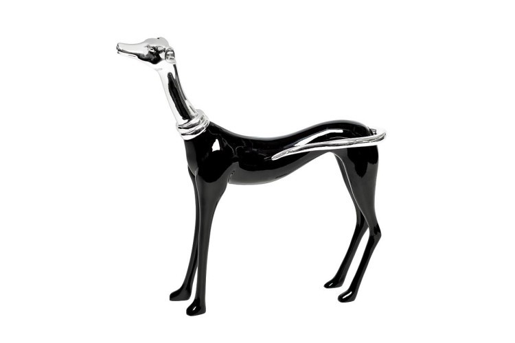 Статуэтка "Собака" цвет черный с серебром 25х6х24 (TT-00000257)