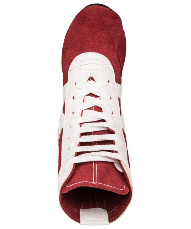 Обувь для самбо RS001/2, замша, красный (709661)