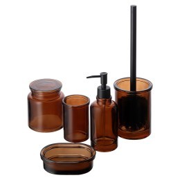 Стакан для зубных щеток amber, темно-янтарный (80016)