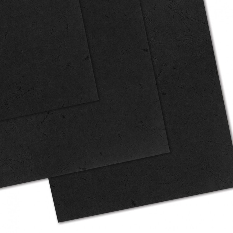 Обложки картонные для переплета А3 к-т 100 шт. тисн. под кожу 230 г/м2 черн. Brauberg 530944 (1) (89986)