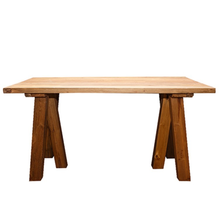 Стол Анжела XQSS13-180, массив тикового дерева, Rustic 3/Natural, ROOMERS FURNITURE Стол Анжела XQSS13-180, массив тикового дерева, Rustic 3/Natural, ROOMERS FURNITURE