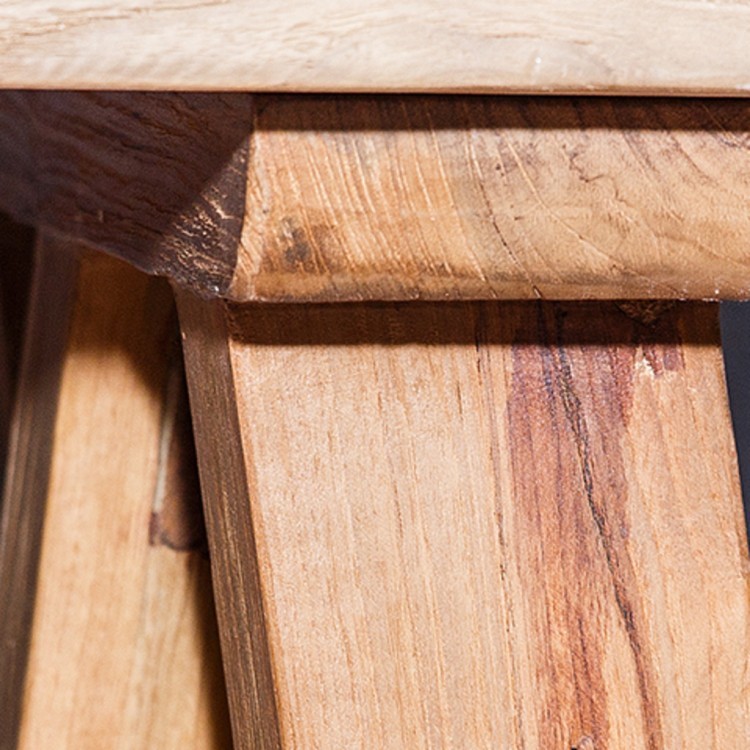 Стол Анжела XQSS13-180, массив тикового дерева, Rustic 3/Natural, ROOMERS FURNITURE Стол Анжела XQSS13-180, массив тикового дерева, Rustic 3/Natural, ROOMERS FURNITURE