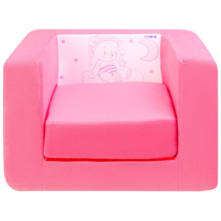 Раскладное бескаркасное (мягкое) детское кресло серии "Дрими", цвет Роуз, Стиль 1 (PCR320-66)