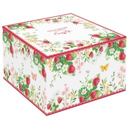 Чашка с блюдцем jardin des fraises, 240 мл (80398)