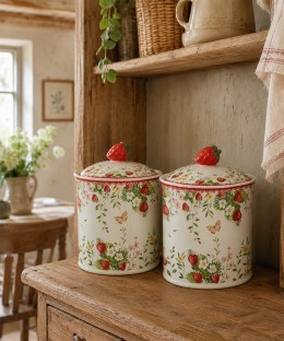 Чашка с блюдцем jardin des fraises, 240 мл (80398)
