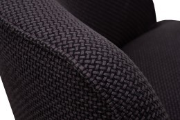 Кресло Риволи(GD/Rivoli) поворотное рогожка черная Botega-CHERN 73*80*74см (TT-00017197)