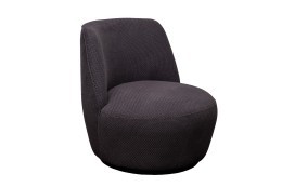Кресло Риволи(GD/Rivoli) поворотное рогожка черная Botega-CHERN 73*80*74см (TT-00017197)