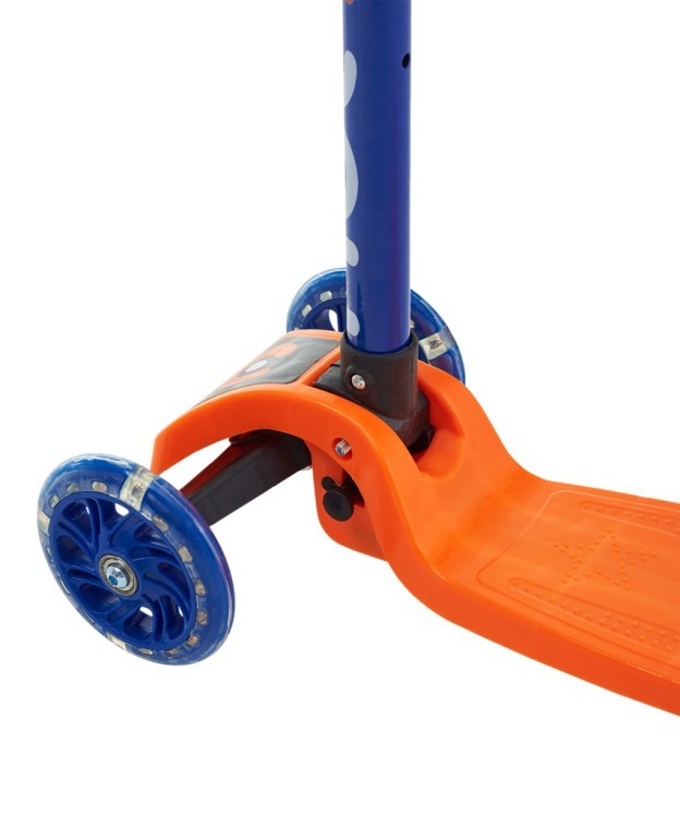 Самокат 3-колесный Loop, 120/70 мм, оранжевый/синий (1993727)