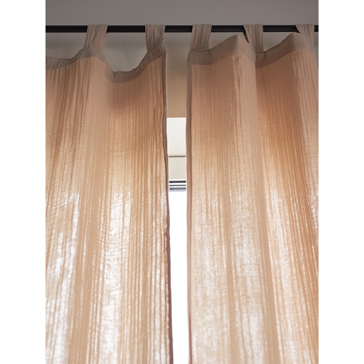 Штора из муслина бежевого цвета из коллекции essential, 150х290 см (77780) Штора из муслина бежевого цвета из коллекции essential, 150х290 см (77780)