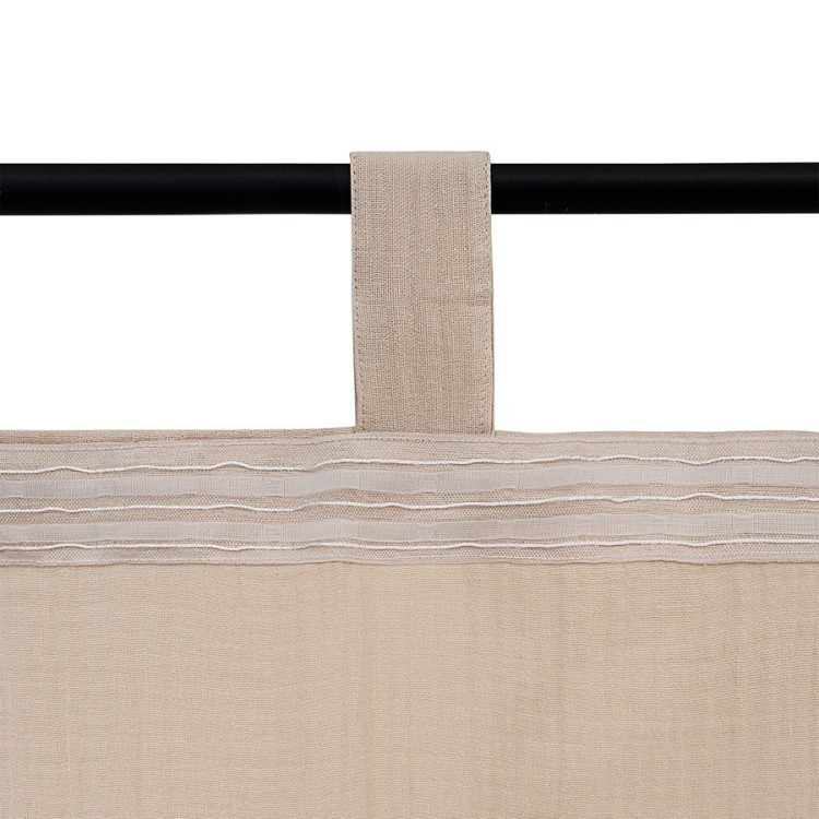 Штора из муслина бежевого цвета из коллекции essential, 150х290 см (77780) Штора из муслина бежевого цвета из коллекции essential, 150х290 см (77780)