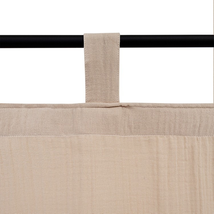 Штора из муслина бежевого цвета из коллекции essential, 150х290 см (77780) Штора из муслина бежевого цвета из коллекции essential, 150х290 см (77780)