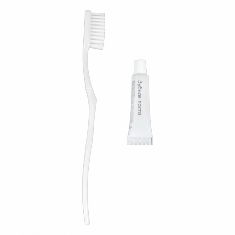 Зубной набор к-т 300 шт COMFORT LINE зубная щётка + зубная паста 5 г саше флоупак 608838 (1) (95714)