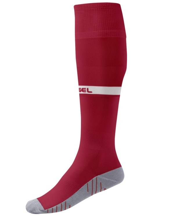 Гетры футбольные JÖGEL CAMP ADVANCED SOCKS, гранатовый/белый (2092900) Гетры футбольные JÖGEL CAMP ADVANCED SOCKS, гранатовый/белый (2092900)