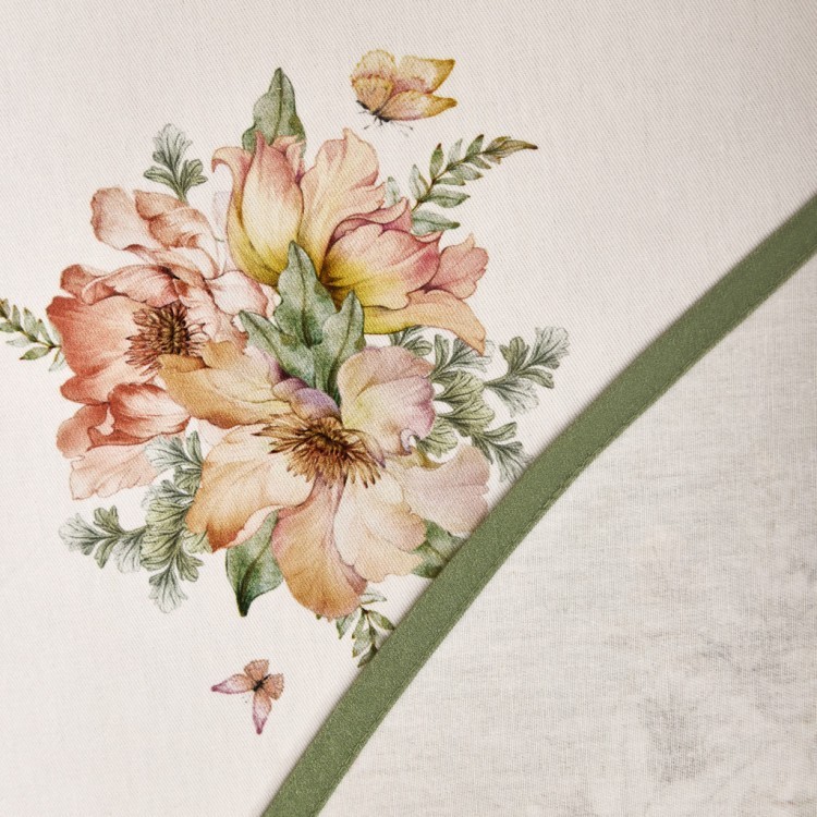 Скатерть круглая "sense" 150см ,зеленый 100%хлопок, твил с пропиткой Lefard (850-753-23)