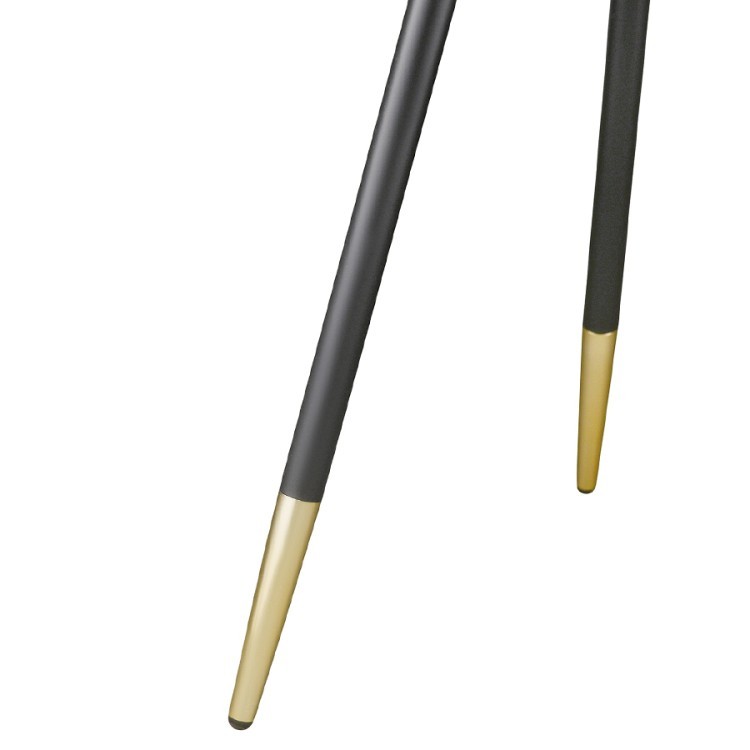 Столик hedda, D55 см, черный/матовое золото (74038) Столик hedda, D55 см, черный/матовое золото (74038)