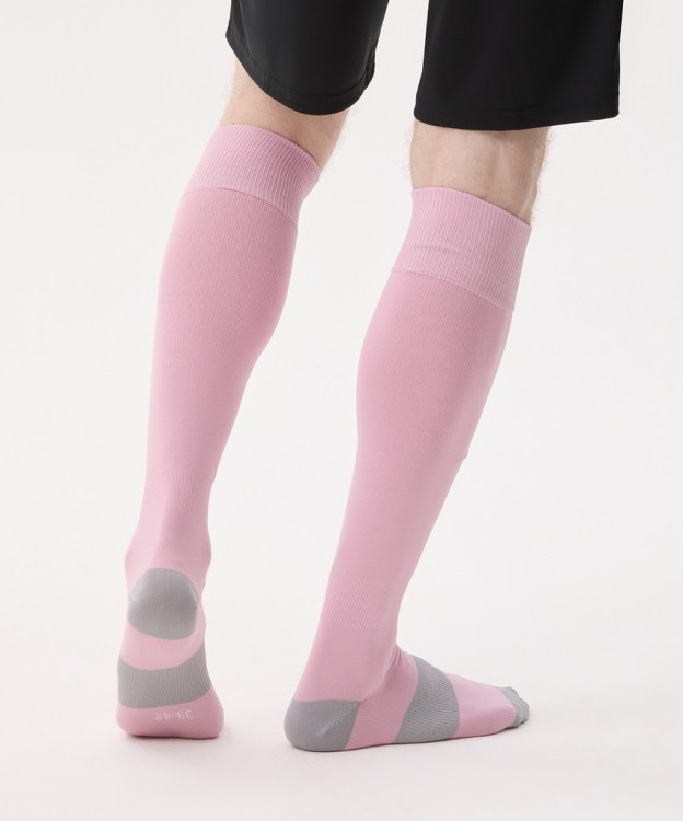Гетры футбольные JOGEL CAMP BASIC SOCKS, розовый/белый (2126823)