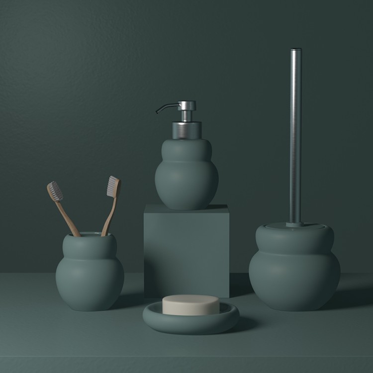 Ершик для унитаза markl, зеленый (75841)