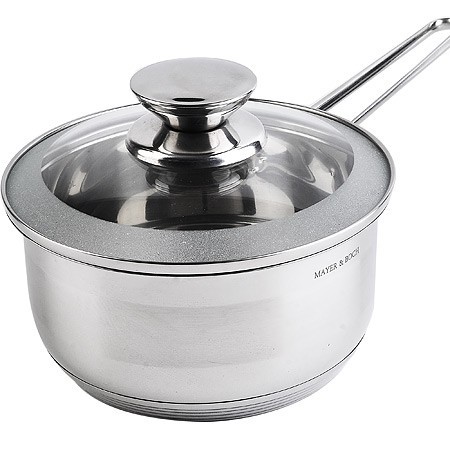 Ковш с крышкой 1,5л 16 см нерж/ст Mayer&Boch (30969)