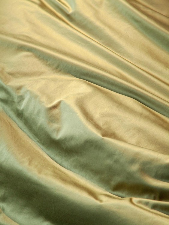 Комплект постельного белья из премиального сатина оливкового цвета из коллекции essential, 200х220 см (79821)